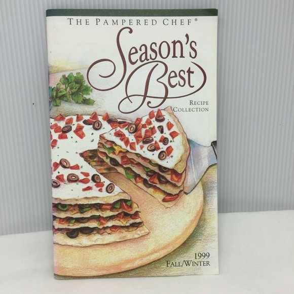The Pampered Chef Seasons Best Recipe Collection Cookbook 1999 Fall Winter - Picture 1 of 7